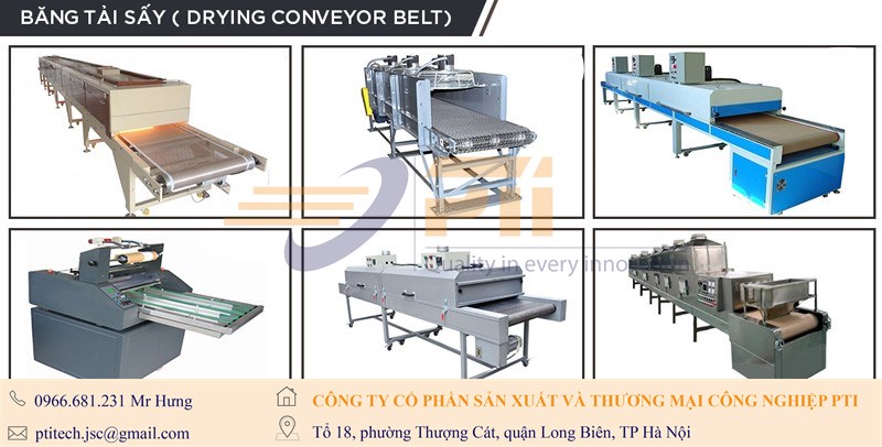 Băng tải sấy