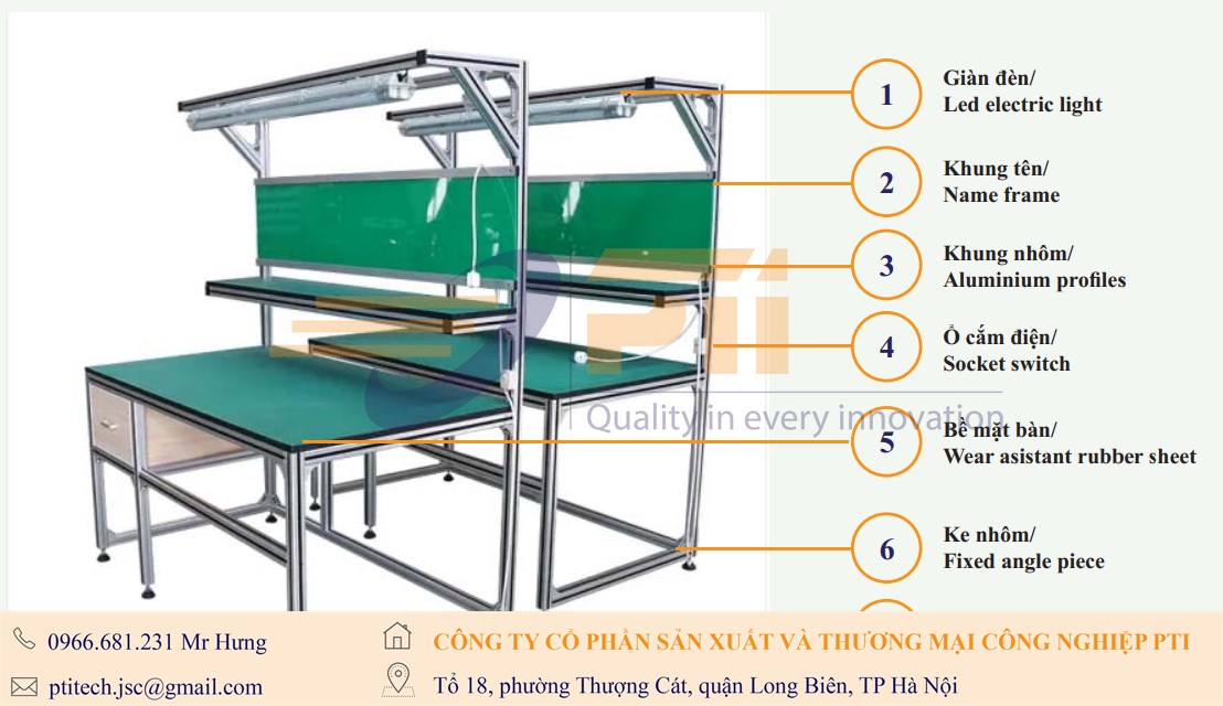 Phụ kiện bàn thao tác