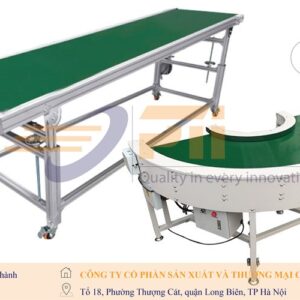 Băng tải PVC xanh