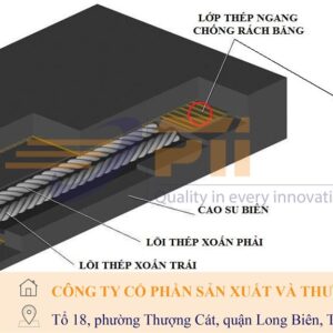 Băng tải cao su lõi thép