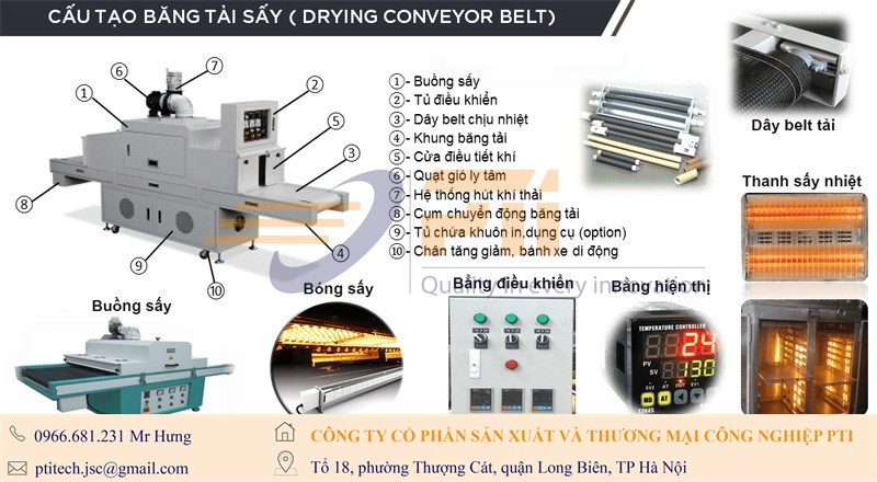 Băng tải sấy
