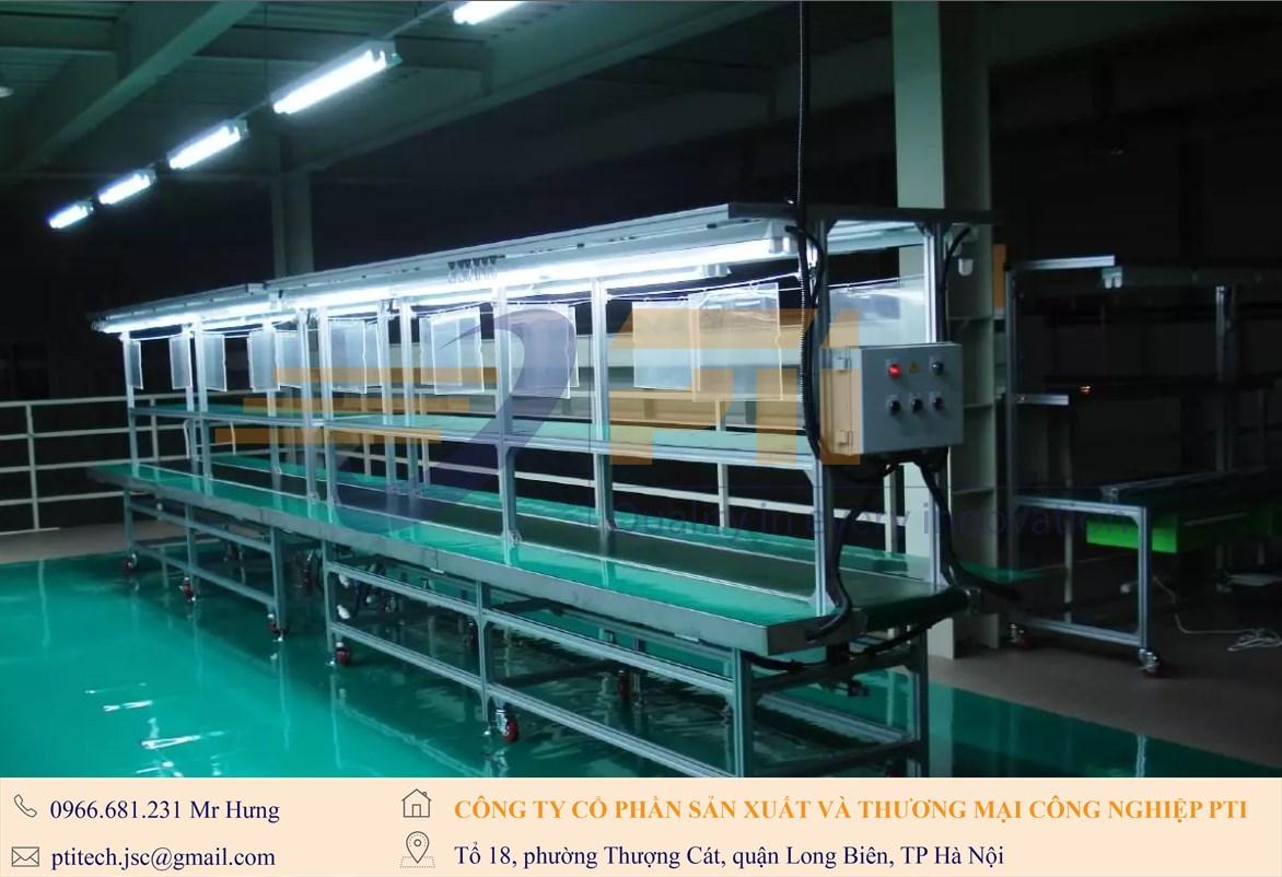 Băng tải lắp ráp điện tử