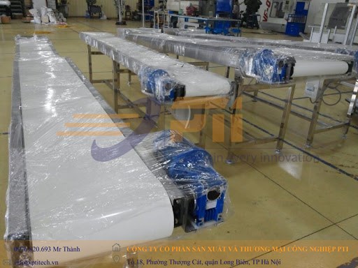 unnamed Băng tải PVC trắng